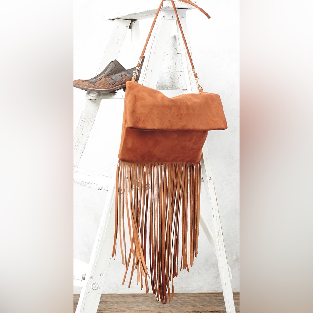 Free People Raquel Fringe Crossbody